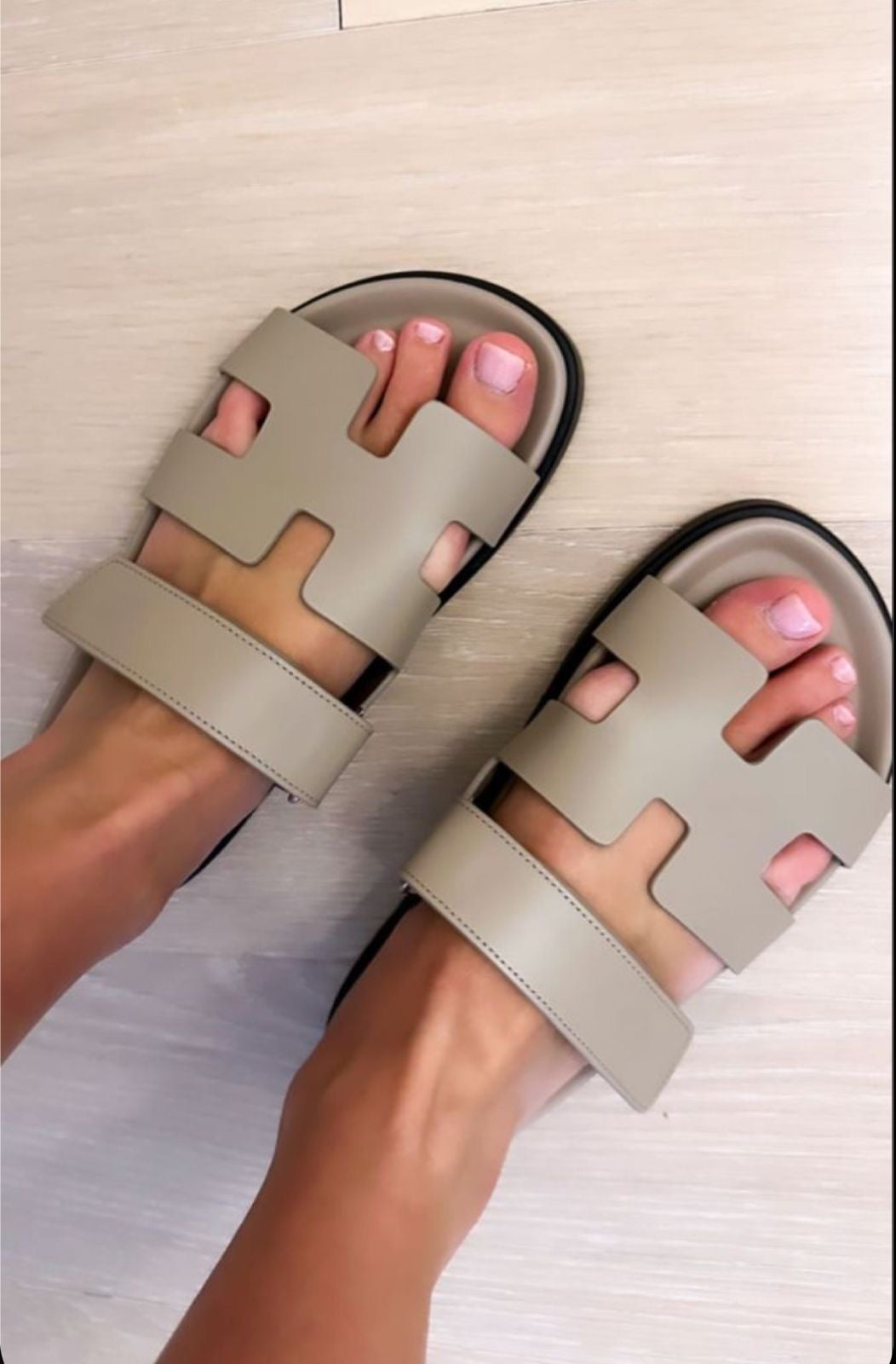 H limited edition sandals