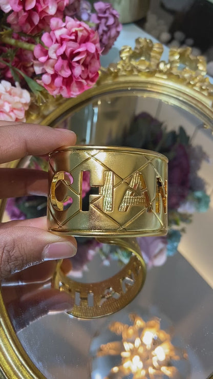 CC gold cuff (Fits All sizes)