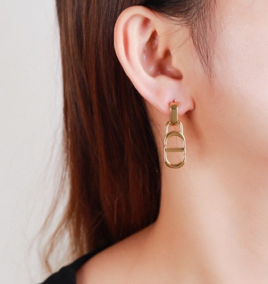 CD HANGING EARRING