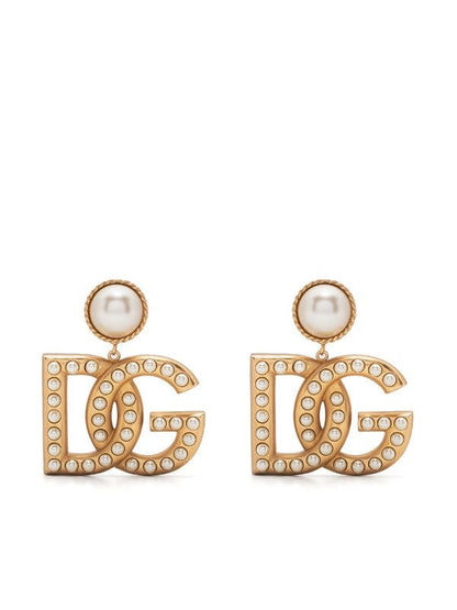 DG pearl stone earrings