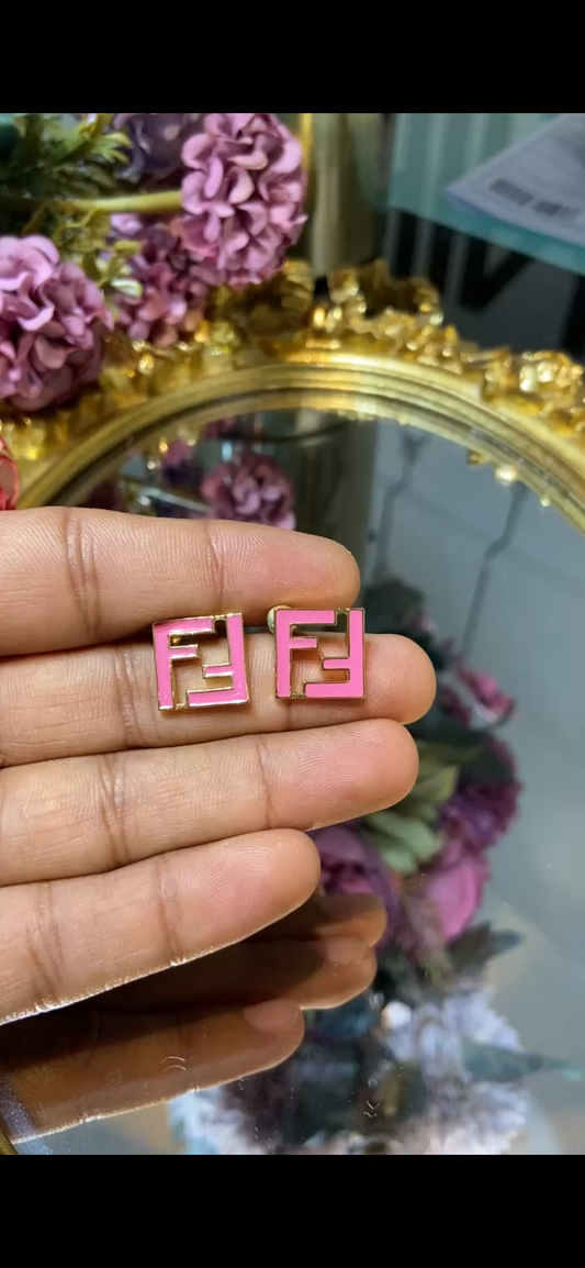 Fen pink earrings