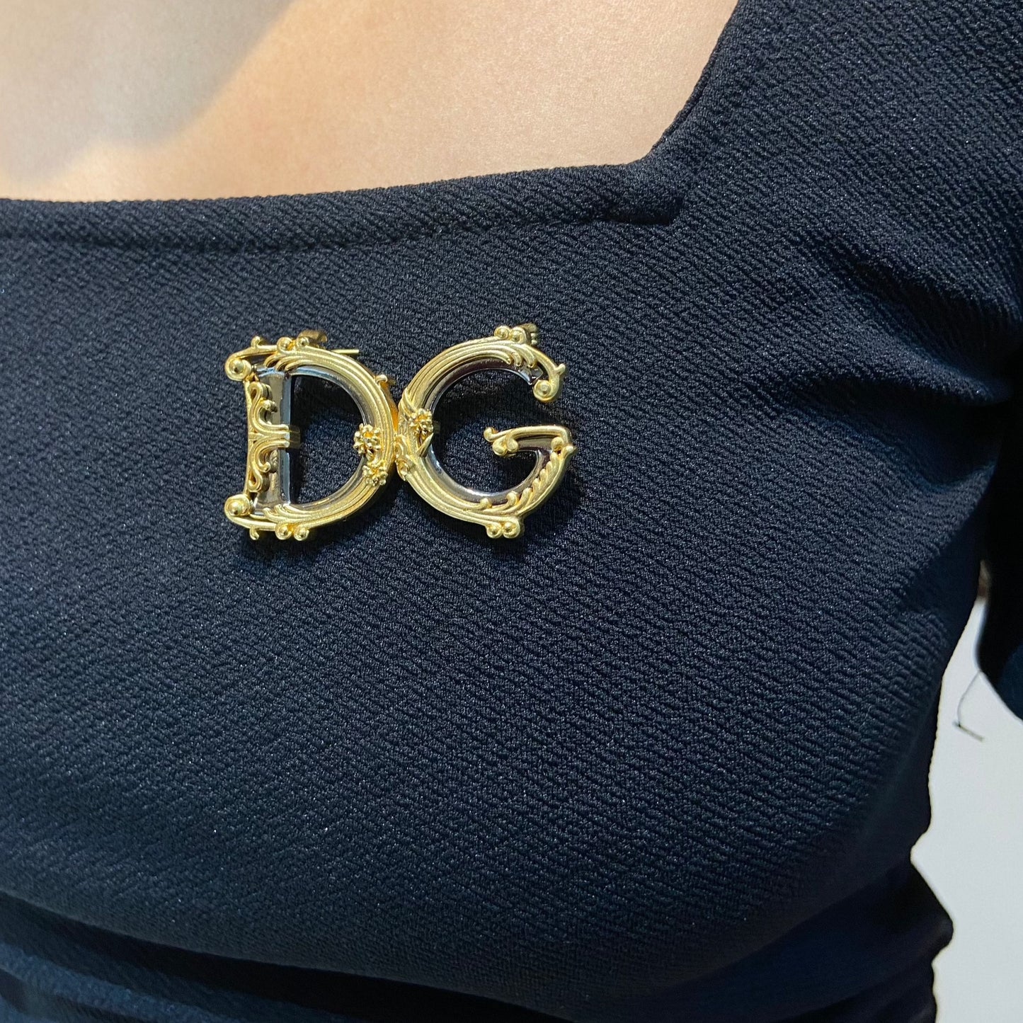 DG Gold Brooch