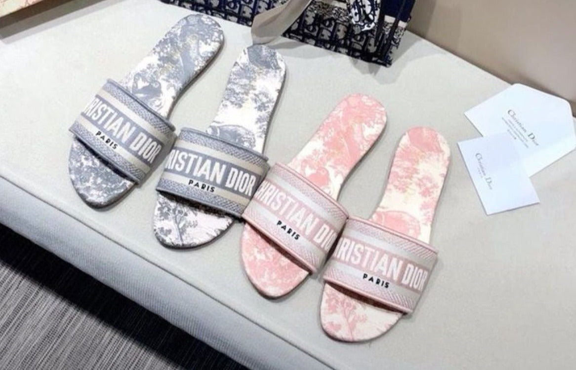 CD SLIDES - PINK / GREY