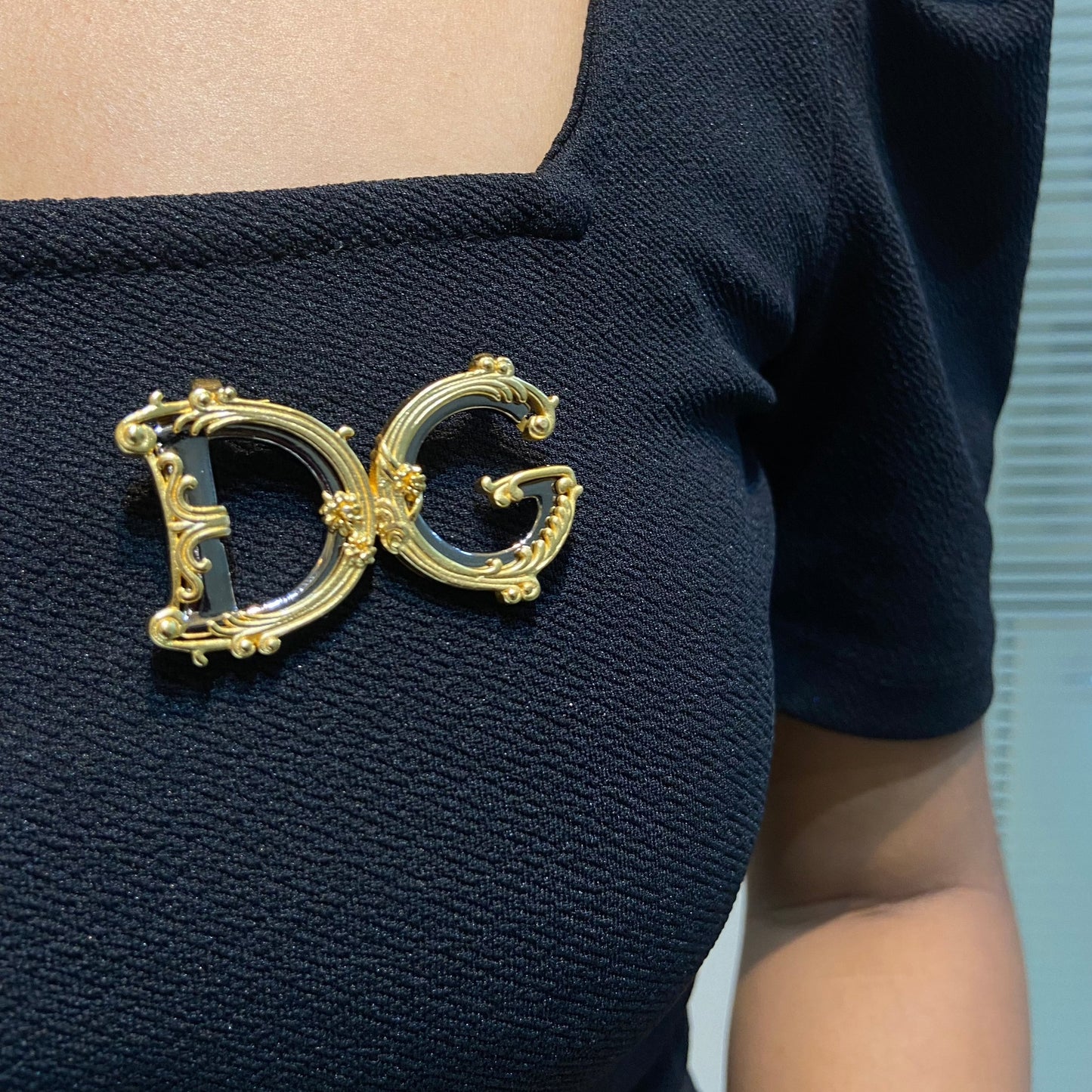 DG Gold Brooch