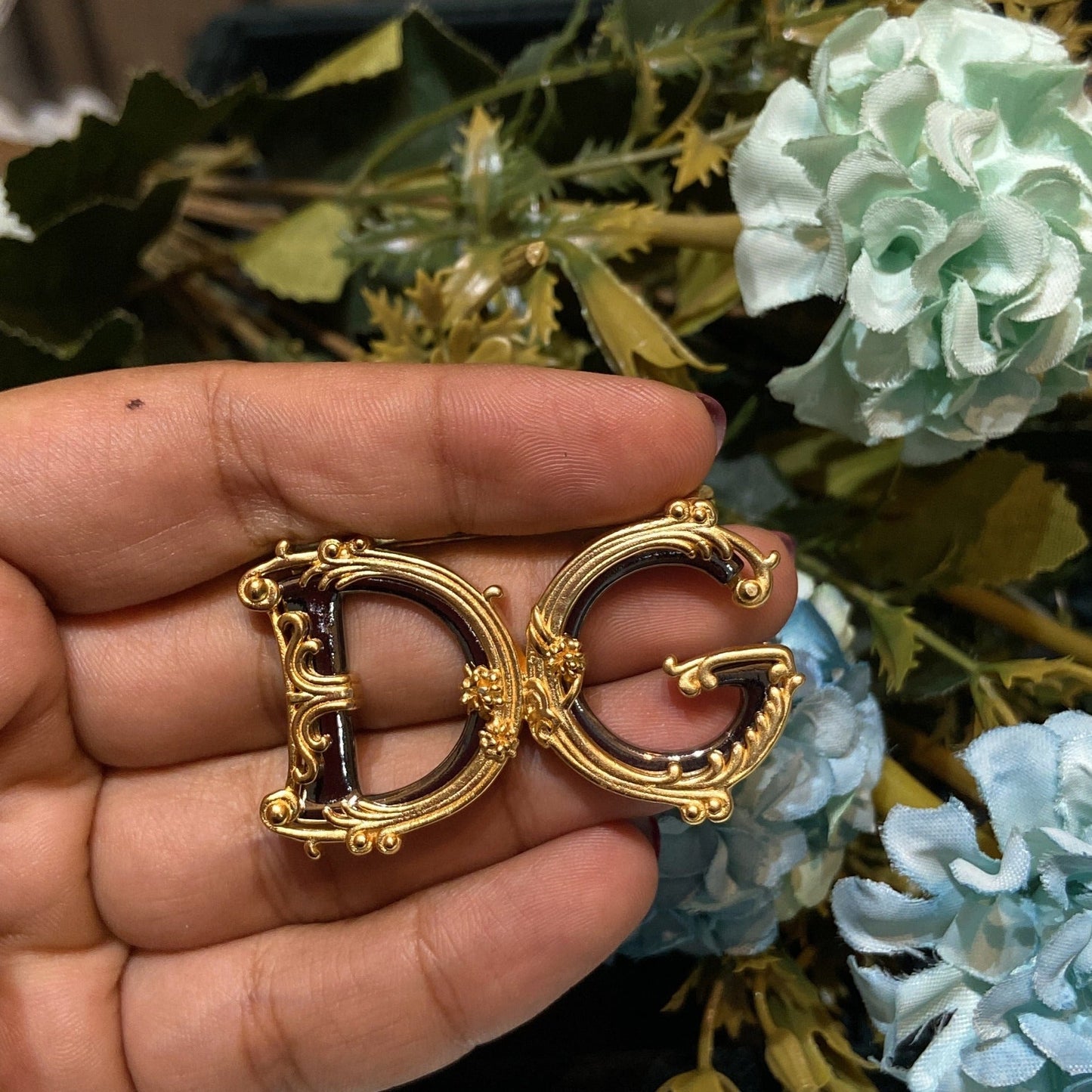 DG Gold Brooch