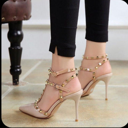 VAL STUDDED HEELS