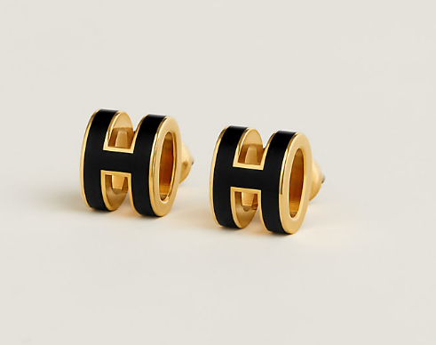 H Pop stud earrings